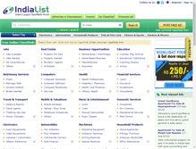 Tablet Screenshot of calicut.indialist.com
