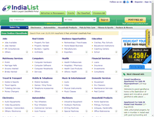 Tablet Screenshot of indialist.com
